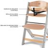 Chaise haute évolutive Enock Natural-Grey Kinderkraft Produit 2