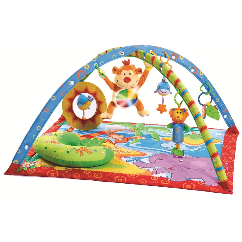 Tapis d'éveil Gymini Sons & Lumières Monkey (42 x 90 cm) Tiny Love