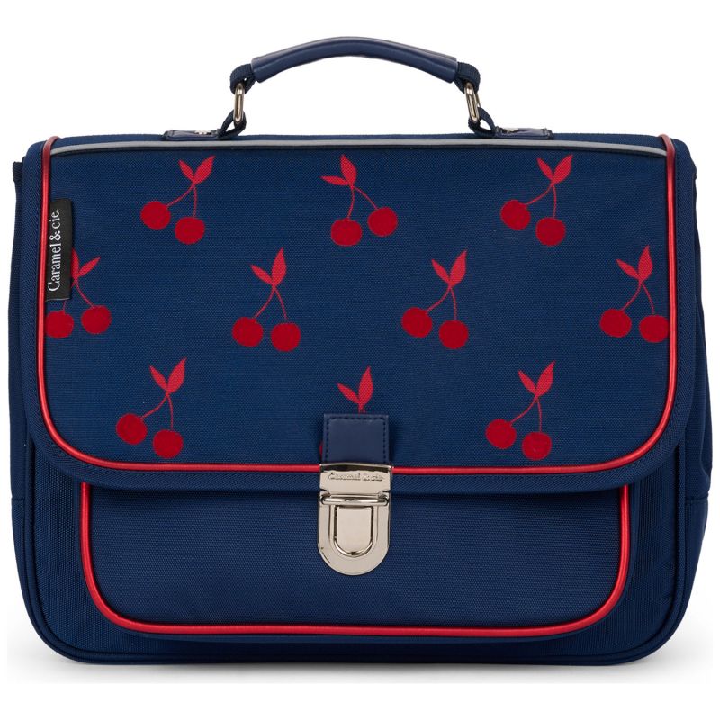 Cartable A4 maternelle Velvet Cherries (32 cm) Caramel & Cie Produit 1