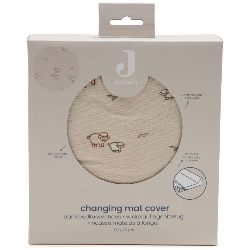 Housse de matelas à langer en jersey Woolly (50 x 70 cm) Jollein Packaging 7