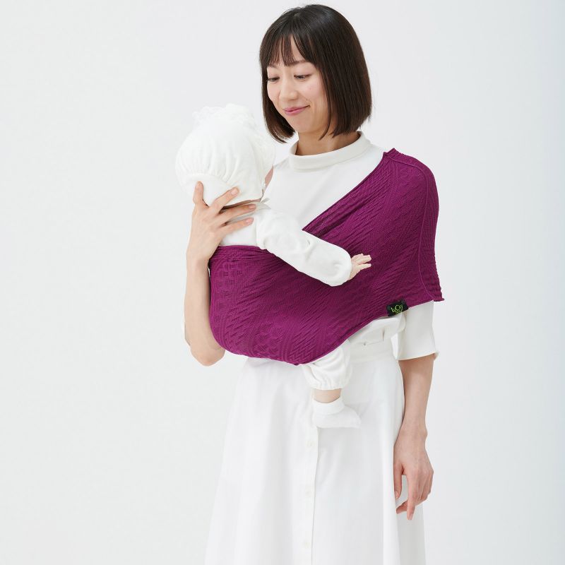 Porte bébé Easy Sling Wacotto magenta (taille M) Lucky