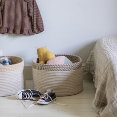 Panier de rangement Kilo caramel (25 x 40 cm)