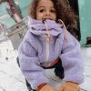 Cagoule polaire Warmy Mauve (9-18 mois) Hello Hossy Ambiance 4
