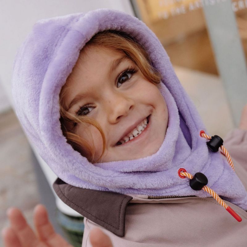 Cagoule polaire Warmy Mauve (9-18 mois) Hello Hossy Ambiance 6