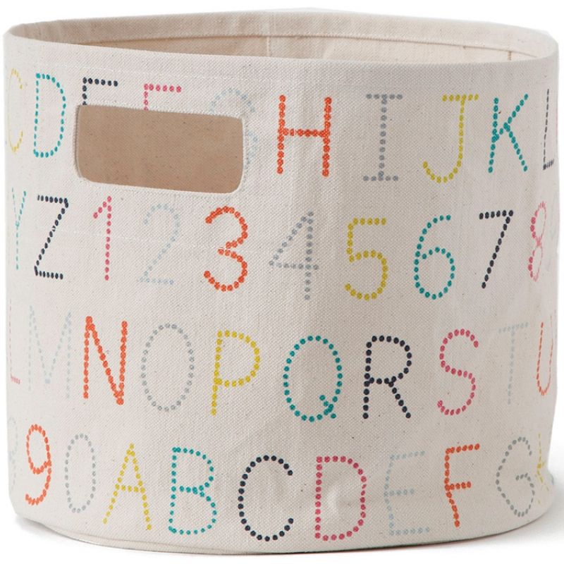 Panier de toilette Alphabet (23 x 26 cm) Pehr 