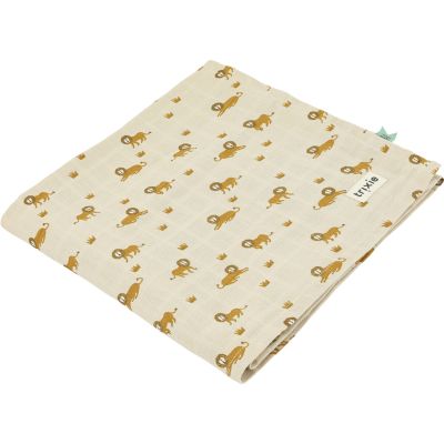 Maxi lange en mousseline Lively Lion (110 x 110 cm)  par Trixie