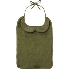 Grand bavoir Soft bambou et gaze de coton Fougère - BB & Co