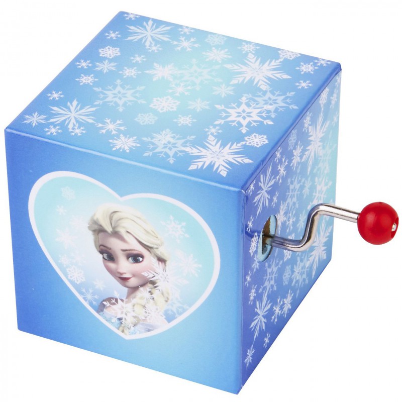 Cube manivelle musical Elsa La Reine des Neiges Trousselier
