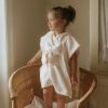 Poncho de bain Creamy White (1-3 ans) Elodie Details Ambiance 2