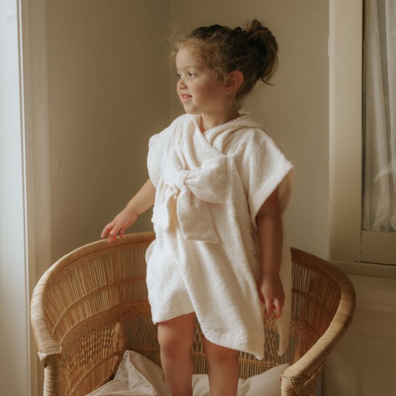 Poncho de bain Creamy White (1-3 ans) Elodie Details Ambiance 2