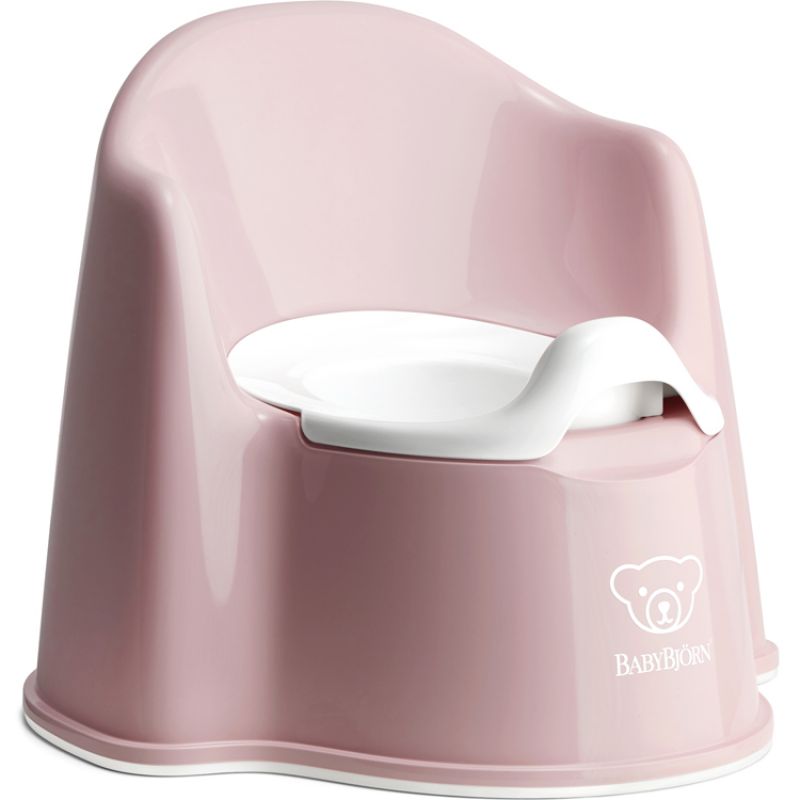 Pot bébé fauteuil rose et blanc BabyBjörn