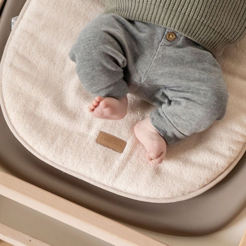 Coussin en éponge pour matelas à langer Beige Nattou Ambiance 6