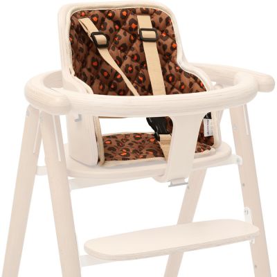 Coussin pour chaise haute Tobo léopard Modetrotter  par Charlie Crane