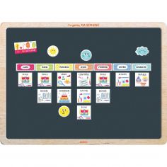 Tableau magnétique J'organise ma semaine