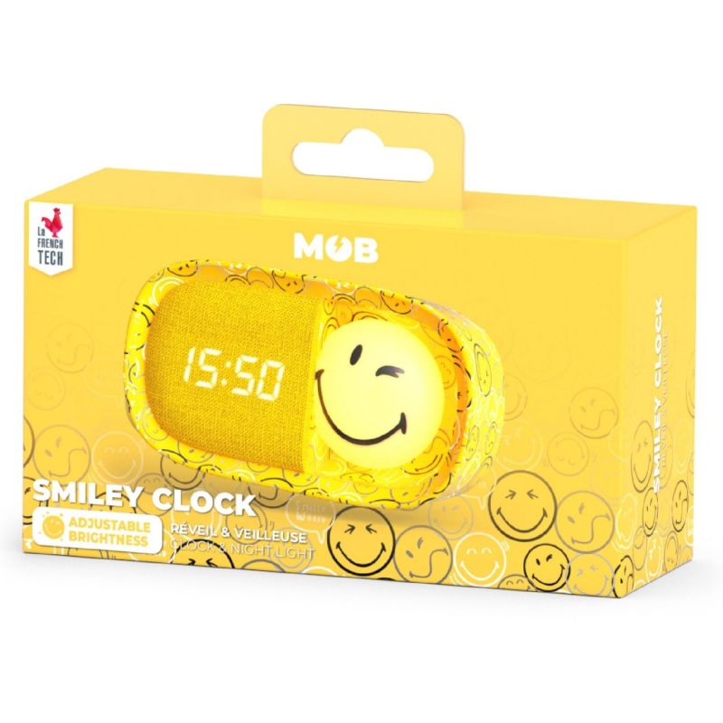 Réveil 2 en 1 Dreamy Smiley World Yellow MOB Packaging 6
