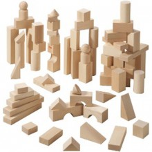 Premiers blocs de construction en bois (60 pièces)  par Haba
