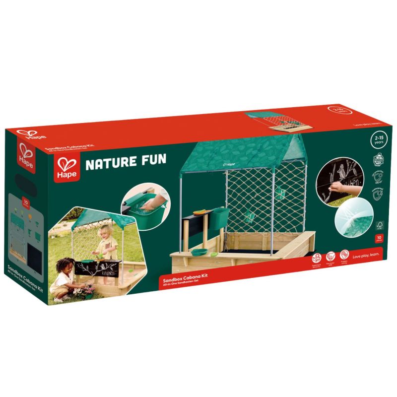 Bac à sable avec toit Hape Packaging 9