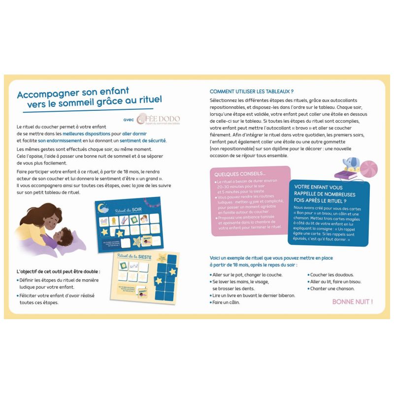 Tableau Mon rituel du dodo Auzou Editions Produit ouvert 3