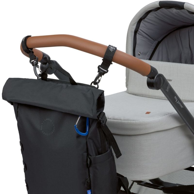 Sac à dos à langer Outdoor Rolltop noir Lässig Produit 8