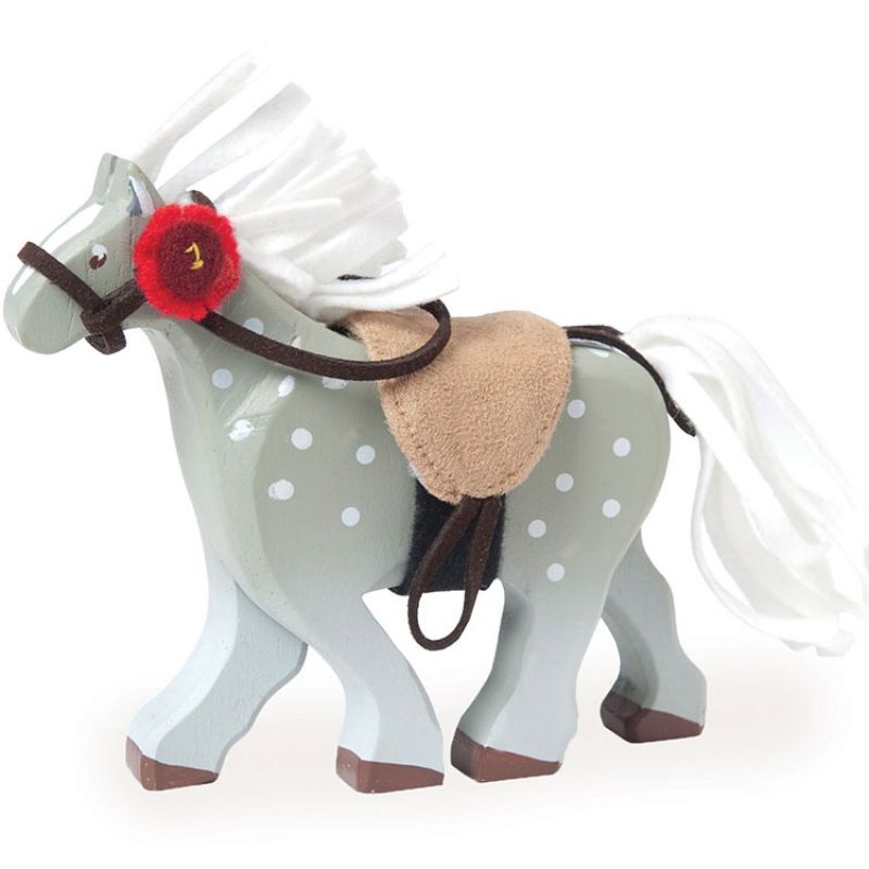 Cheval gris (19 cm) Le Toy Van