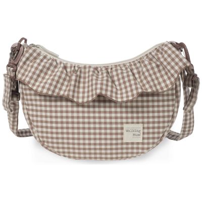 Sac bandoulière Gondole Praliné Vichy Moka