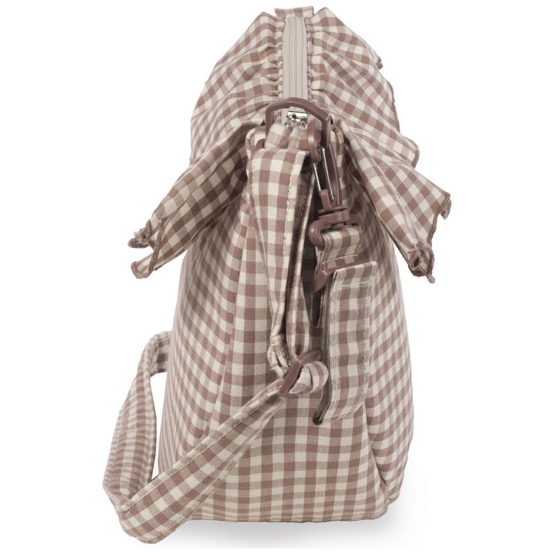 Sac bandoulière Gondole Praliné Vichy Moka Walking Mum Produit 5