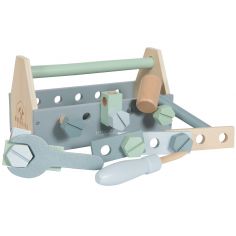 Boîte à outils en bois blue (20 pièces)