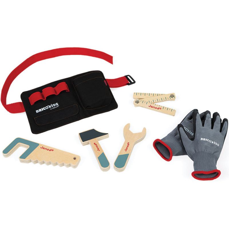 Ceinture à outils et gants Brico'Kids Janod