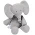 Peluche en tricot Tembo l'éléphant gris (32 cm) - Nattou