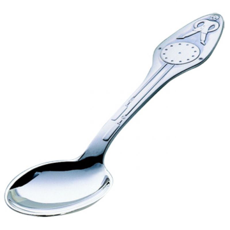 Cuillère de naissance garçon personnalisable (métal argenté 150°) Robbe & Berking