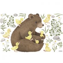Planche de stickers Canards jaunes Lucky Ducky  par Lilipinso