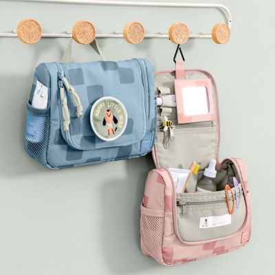 Mini trousse de toilette Pattern Party bleu