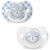 Variation Bleu du produit Lot de 2 sucettes symétriques SXPro Wild&Free Night and Day Bleu (0-6 mois) de la marque Suavinex