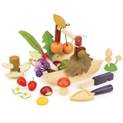 Panier cueillette sauvage en bois Tender Leaf