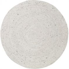 Tapis rond Neethu naturel (110 cm) - Nattiot