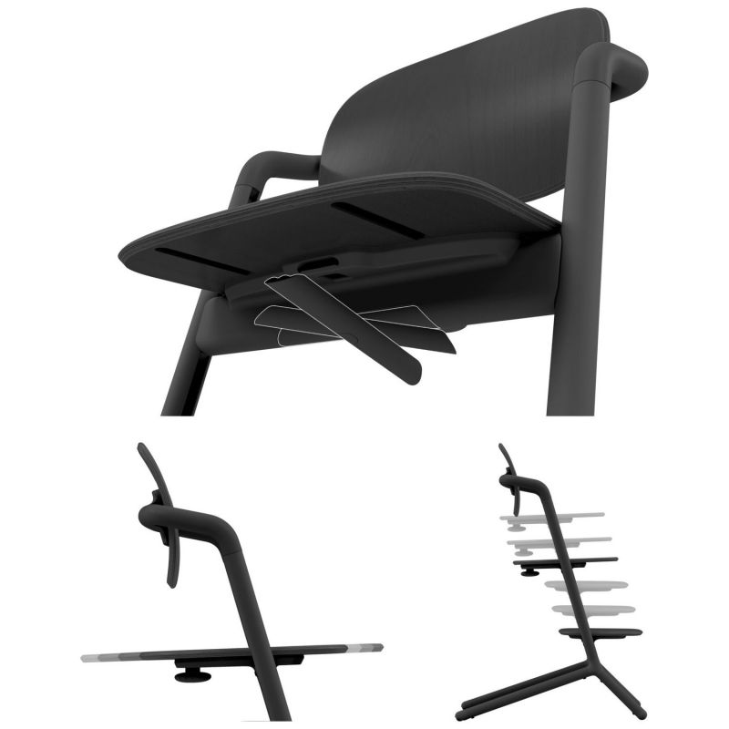 Chaise haute évolutive 3 in 1 Lemo 2 Stunning Black Cybex Produit 8