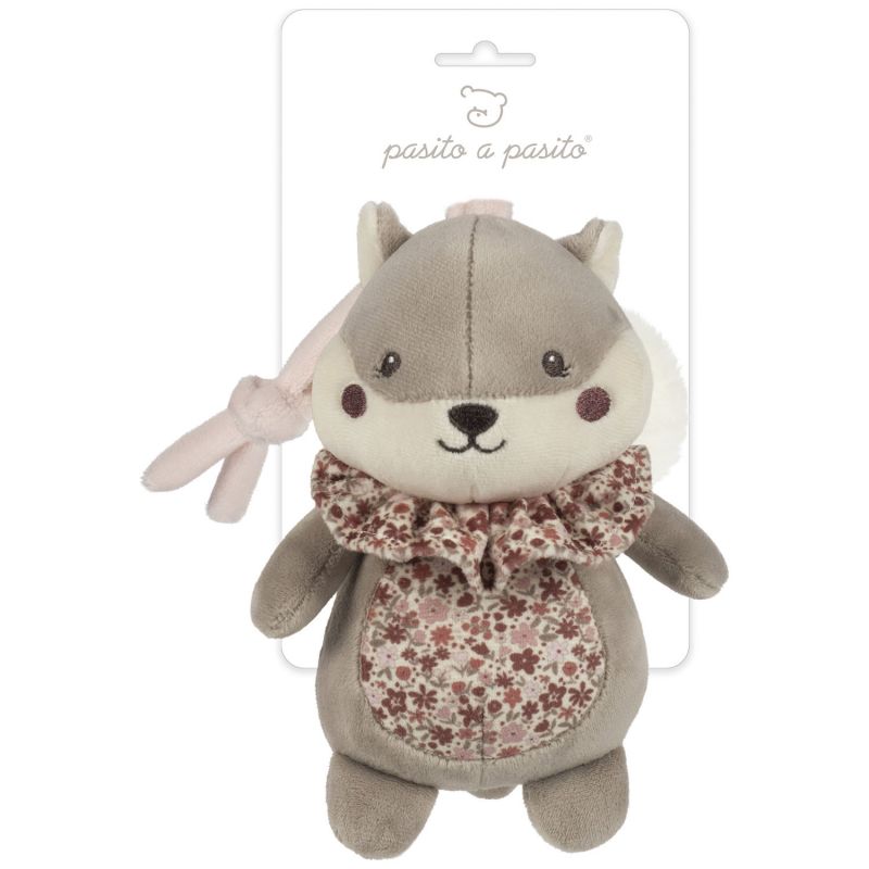 Peluche musicale Écureuil Cherry Fleurs Pasito a pasito Packaging 4
