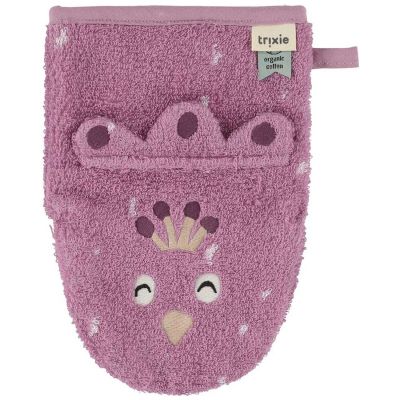 Lot de 2 gants de toilette Mrs. Cat et Mrs. Peacock