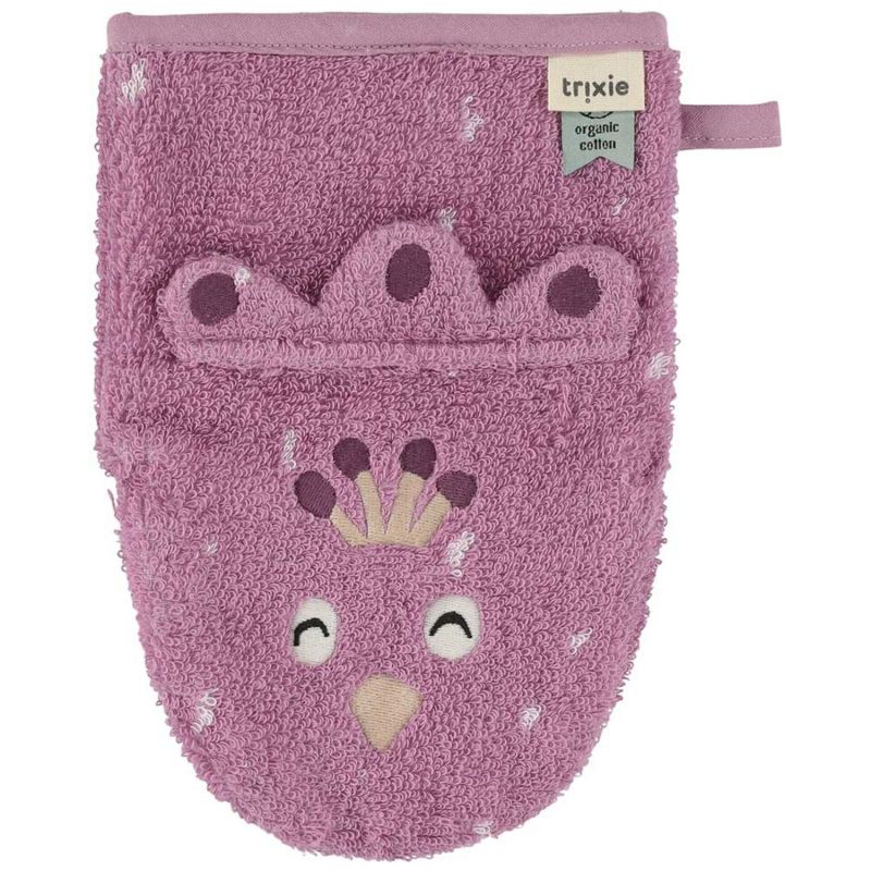 Lot de 2 gants de toilette Mrs. Cat et Mrs. Peacock Trixie Produit 2