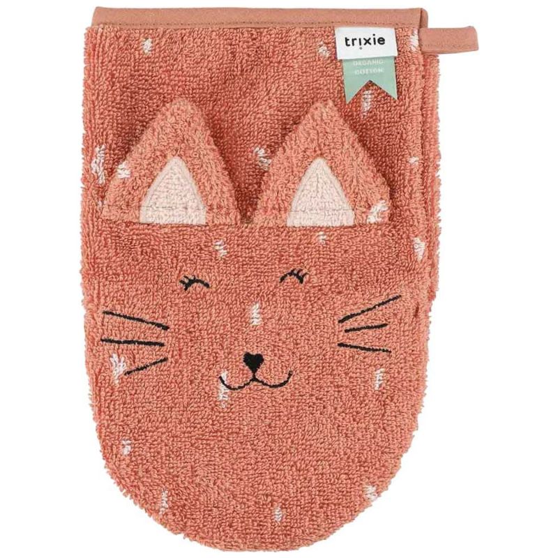 Lot de 2 gants de toilette Mrs. Cat et Mrs. Peacock Trixie Produit 3