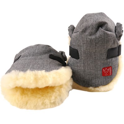 Moufles pour poussette Twoolly mélange anthracite Kaiser