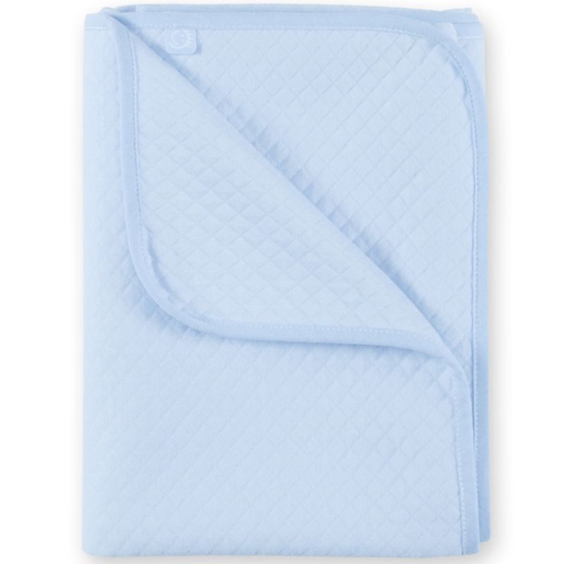 Couverture en coton Kilty bleu clair (75 x 100 cm) Bemini