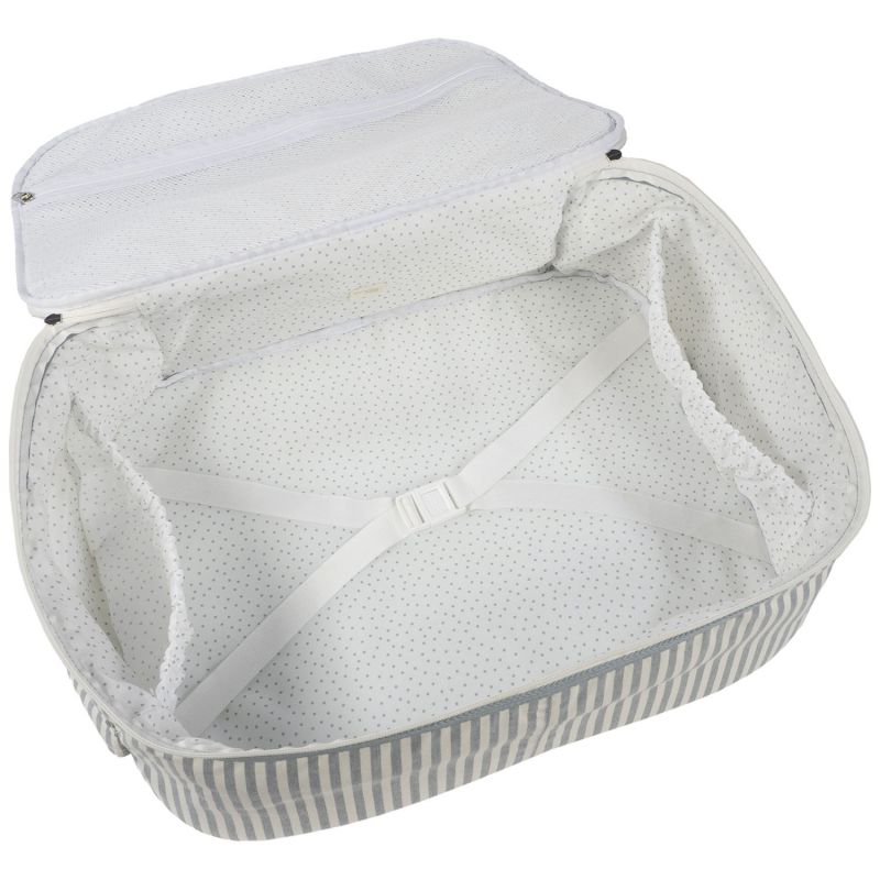 Valise de maternité Praliné Rayures Matcha Walking Mum Produit 4