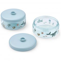 Lot de 2 boîtes alimentaires Dominique Sea Creature - Liewood