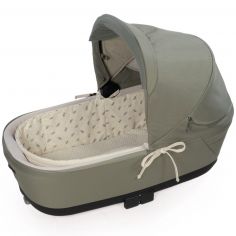 Housse de nacelle avec tiges + Drap-housse pour nacelle Mimosa Vert