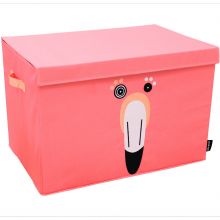 Coffre à jouet caisse de rangement Flamingos le flamant rose  par Les Déglingos