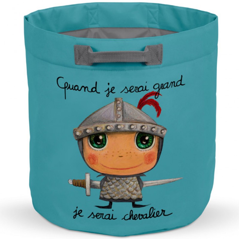 Sac à jouets Quand je serai grand je serai chevalier Isabelle Kessedjian