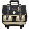 Cartable à roulettes Navy Gold Leopard (38 cm) - Caméléon