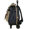Cartable à roulettes Navy Gold Leopard (38 cm) Caméléon Produit 2