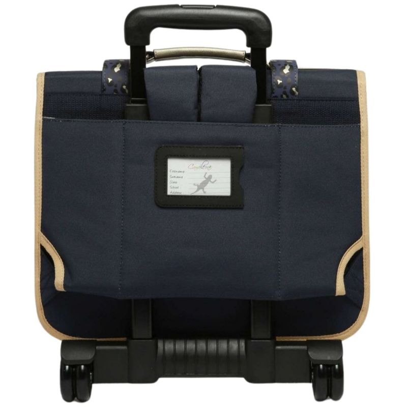Cartable à roulettes Navy Gold Leopard (38 cm) Caméléon Produit 4